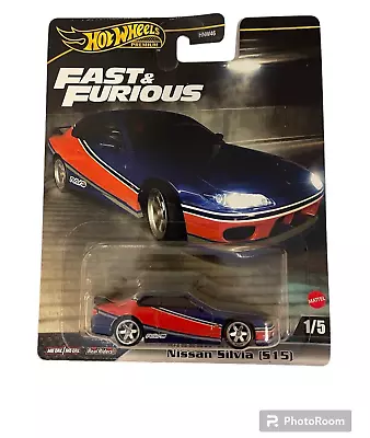 Buy Hot Wheels 2024 Premium Fast And Furious Nissan Silvia S15 • 13.49£