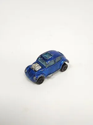 Buy Mattel Vintage Hot Wheels Redline Custom Volkswagen Beetle Hong Kong - Blue • 4.99£