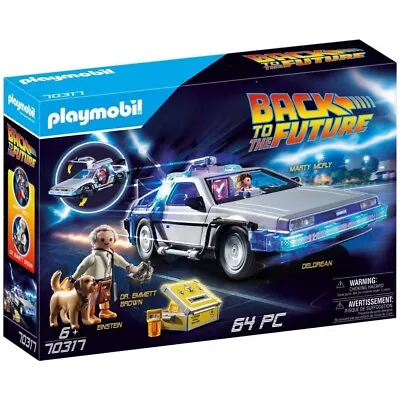 Buy New Playmobil 70317 Back To The Future DeLorean Time-Machine Playset Free Post • 44.95£