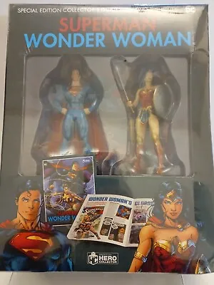 Buy Dc Comics Super Hero Collection Superman & Wonder Woman New With Magazine Boxed • 18.50£
