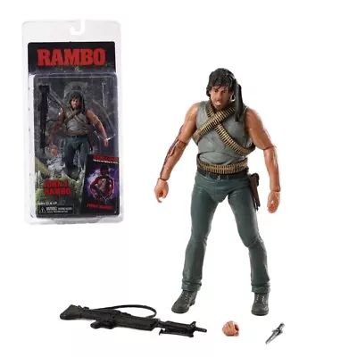 Buy NECA RAMBO First Blood John J Rambo 7  Action Figure Set Stallone IN STOCK • 34.86£