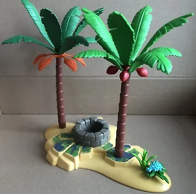 Buy Playmobil Water Hole Well Palm Trees Desert Base, Zoo Africa Landscape Spares 20 • 12£