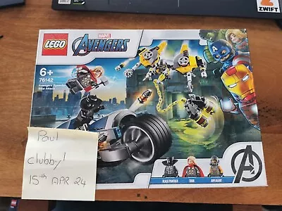 Buy Lego Marvel Super Heroes Avengers Speeder Bike Attack (76142) NEW & SEALED • 25£