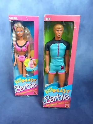 Buy ♡ BARBIE ♡ Beach Blast Barbie & Ken Set ♡ NRFB In Original Packaging ♡ 1988 #3237 #3238 • 82.24£