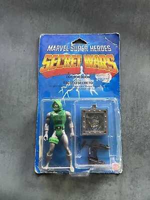 Buy 1985 Mattel Marvel Secret Wars Doctor Doom Figure In Original Packaging Spanish  • 60£