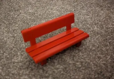 Buy Playmobil Red Bench For Garden Park Playground Spare Part Vintage 1981 • 1.49£