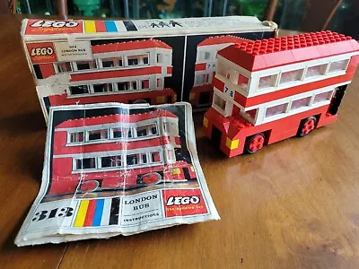 Buy RARE VINTAGE BOXED LEGO, LONDON BUS SET No 313 (100% Complete) • 19.99£
