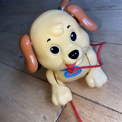 Buy Vintage Fisher Price Pull Along Dog. Working Order • 5£