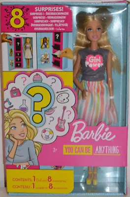 Buy Mattel Barbie You Can Be Anything!  Doll With 8 Surprise Accessories GFX84 • 21.62£