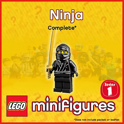 Buy GENUINE LEGO Collectable Minifigures Series 1 Ninja Col01-12 8683 CMF Col012 • 6.99£