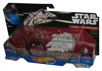 Buy Star Wars Hot Wheels (2014) First Order TIE Fighter Vs Millenium Falcon Toy Sta • 25.16£