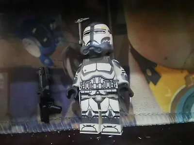 Buy Custom Minifig Star Wars Clone Trooper Commander Wolf From Mifig • 10£