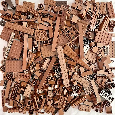 Buy LEGO 500g Bundle Reddish & Dark BROWN Bricks Plates Slopes Small Pieces Joblot • 10£