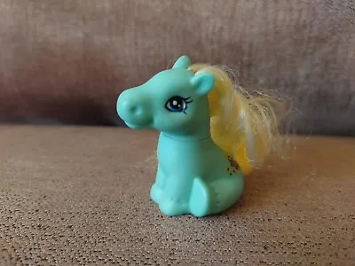 Buy Lanard Vintage 1997 Pet Zoo My Little Pony Baby Horse Blue And Yellow  • 8£
