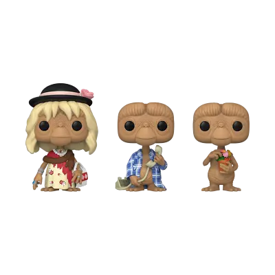 Buy Funko POP! Movies 3 Pack E.T. The Extra-Terrestrial E.T. In Disguise / E.T. In R • 36.37£
