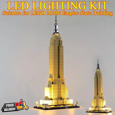 Buy LED Lighting Kit For LEGOs 21046 Architecture Empire State Building Lights Only • 19.08£