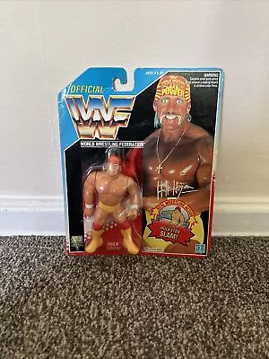 Buy WWF HASBRO HULK HOGAN SERIES 5 Carded Wrestling Action Figure Vintage 1992 Slam! • 160£