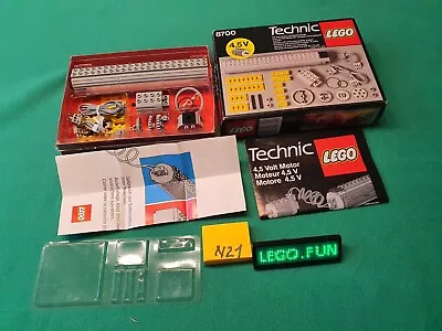 Buy 1982 LEGO® 8700 Set With Engine 4.5V Technic Complete (Technology 9V 870 872)N21 • 92.62£
