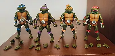 Buy NECA Teenage Mutant Ninja Turtles Donatello, Raphael, Leonardo, Michelangelo • 75£