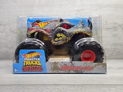 Buy Hot Wheels Oversized Monster Truck Rhinomite 1:24 Scale Model Pickup Rare Mattel • 27.50£