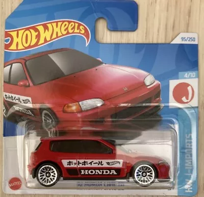 Buy Hot Wheels Honda Civic EG 92 - HW J-Imports 4/10 • 7.95£
