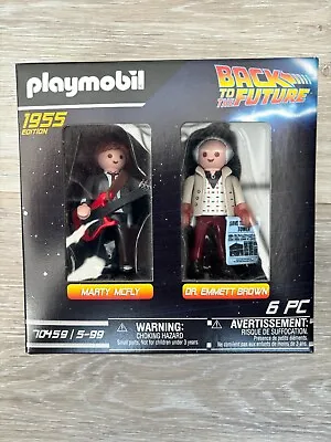 Buy PLAYMOBIL Back To The Future Marty McFly & Doc Emmett Brown 70459 Sealed • 11.99£