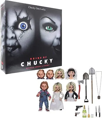 Buy Chucky 42114 Chuck  Friends Ultimate Chucky  Tiffany 2 Pack, Multi-Colored • 103.91£