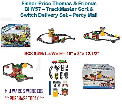 Buy Fisher-Price Thomas & Friends BHY57 -TrackMaster Sort & Switch Delivery Set • 24.99£