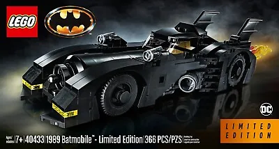 Buy Lego 40433 1989 Batmobile Limited Edition Dc Super Heroes Rare Collectible Bnisb • 99.99£