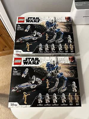 Buy X2 LEGO Star Wars 501st Legion Clone Troopers Battle Pack 75280 Brand New In Box • 65£