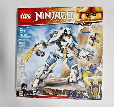 Buy LEGO Ninjago  ZANE'S TITAN MECH BATTLE  - 71738- Open Damaged Box - Bags Sealed • 8.44£
