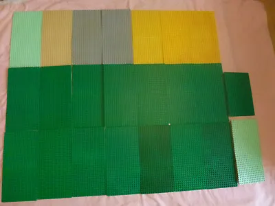 Buy Lego 22 X Base Plates 16 X 32 Studs In A Poor/worn Condition Joblot Bundle • 24.99£