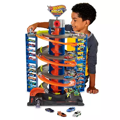 Buy Hot Wheels City Mega Garage Playset Super Set For Kids Free P & P • 69.99£