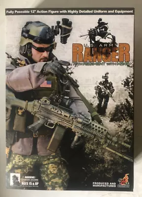 Buy HOT TOYS U.S ARMY RANGER ACTION FIGURE ~ 75th REGIMENT M249 1:6 12   ~SEALED BOX • 170£