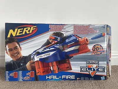 Buy *Box Open* NERF N-strike Elite Hail-fire Blaster With 4 X 6 Dart Magazines • 39.99£