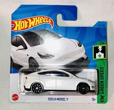 Buy Hot Wheels Tesla Model-Y White 2022 New Carded Great Details See Photos 1:64 • 7.90£