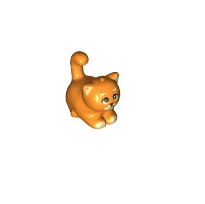 Buy LEGO Cat Kitten Animal Orange Sitting Cat Cute Minifigure NEW 2024 • 1.79£