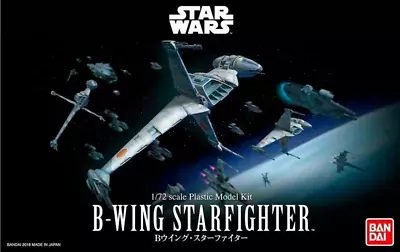 Buy Revell Bandai 01208 B-Wing Starfighter 1/72 Plastic Kit • 58.99£