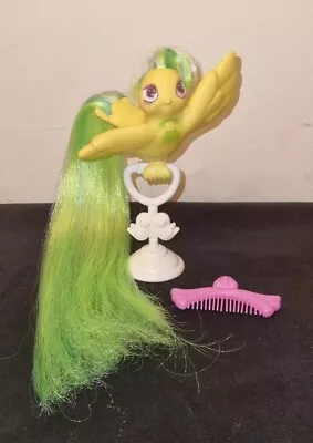 Buy Vintage 80's Hasbro Fairy Tails G1 My Little Pony Bird Tattle Tails Perch & Comb • 10£