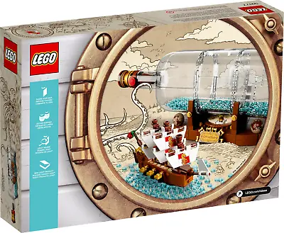 Buy LEGO Ideas 21313 Ship In A Bottle BRAND NEW SEALED Retired Set • 109.99£