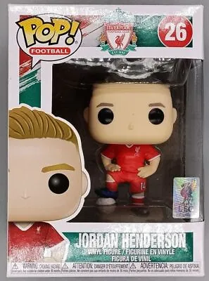 Buy #26 Jordan Henderson - Liverpool FC Damaged Box Funko POP With Protector • 14.99£
