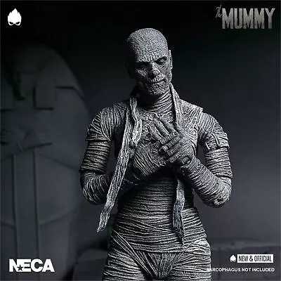 Buy NECA Universal Monsters The Mummy (B&W) A/Figure [SALE!] • NEW & OFFICIAL • • 39.99£