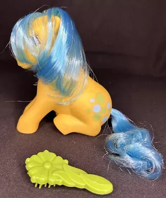 Buy BUBBLES With Brush G1 My Little Pony Earth Ponies 1980s Vintage Retro • 20£