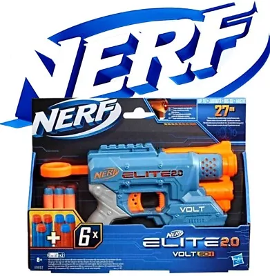 Buy Nerf Gun Elite 2.0 Volt SD-1 Blaster With 6 Nerf Dart New • 6.90£