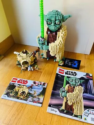 Buy LEGO Star Wars Yoda 75255 And Yoda's Hut 75208 Exceptional Condition • 93£