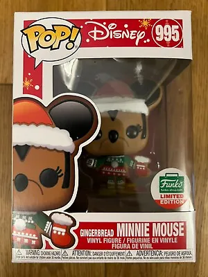 Buy Gingerbread Minnie Mouse Disney #995 Funko Pop Vinyl Figure Funko Shop Limited • 24.99£