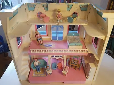 Buy Fisher Price Loving Family 1993 Dream Dollhouse With Original Furniture/Family • 119.95£
