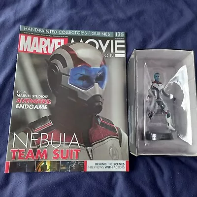 Buy Marvel Movie Collection Figurine And Magazine, Nebula Team Suit #136, Eaglemoss • 7£