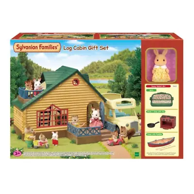 Buy Sylvanian Families Log Cabin Gift Set Playhouse Doll House New Kids Play • 45.98£