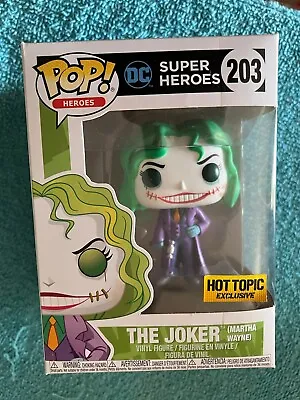 Buy The Joker (Martha Wayne) Funko Pop Vinyl Figure #203 DC Super Heroes Batman • 17.95£